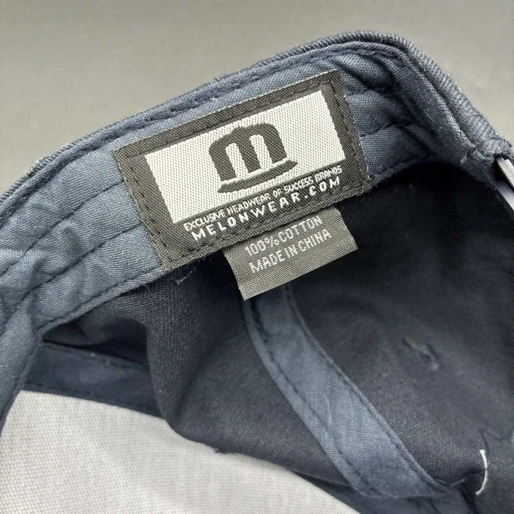 NY Yankees Snapback Hat Melonwear One Size Blue OG MLB Wendy's Back Patch